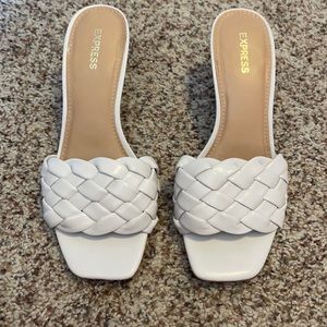 Express kitten heel sandals